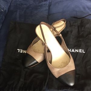 Chanel Slingback Heels - Size 7